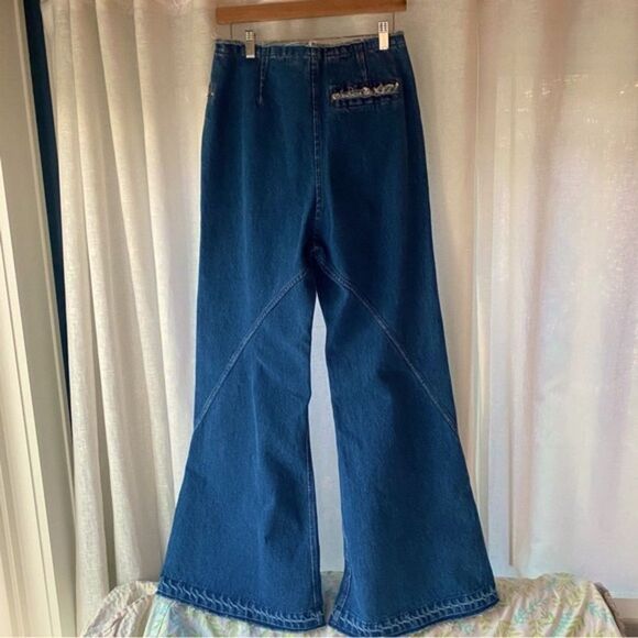 High Waist Bell Bottom Jeans - Picture 9 of 14